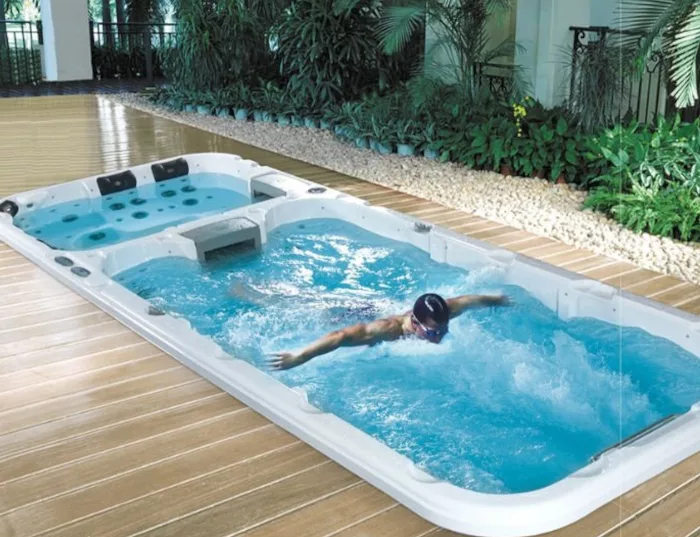 Mise en service spa de nage Aquatic deep 3